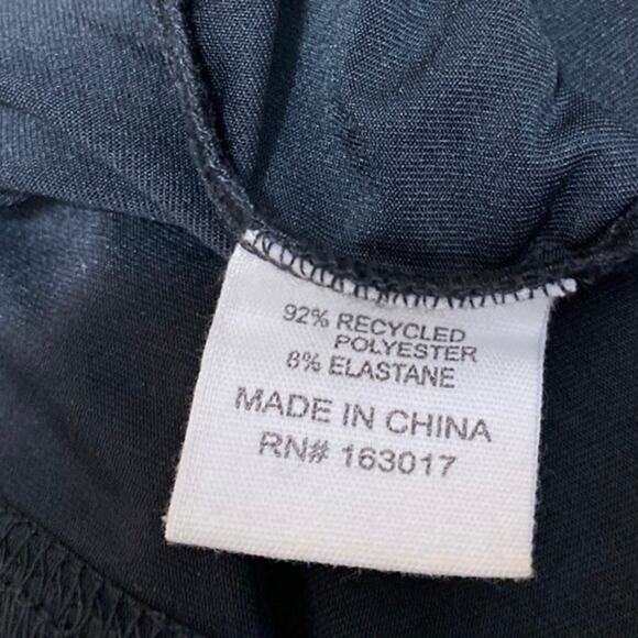 Princess Polly Women's Black High Waist Side Zip Casual Mini A-Line Skirt Size 4 - Picture 5 of 5